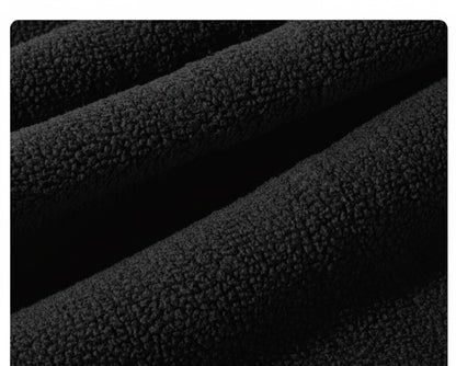 Close-up of black textured fabric